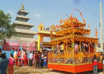 विवाह पञ्चमीकाे अवसरमा इनरुवामा रामजानकीकाे रथ यात्रा निकाल्ने