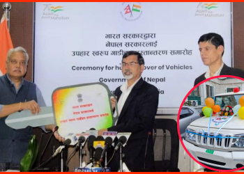 चुनावका लागि भारतले दियो २ सय गाडी उपहार