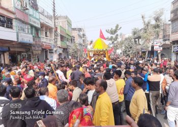 राजबरिाजमा पहिलो पटक श्री जगरनाथ रथयात्रा महोत्सव