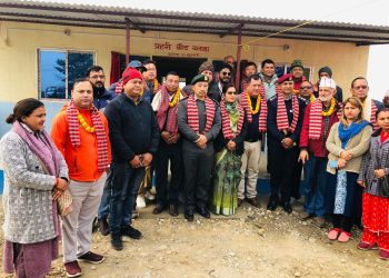 गडन खोला नजिकै प्रहरी बिटको उद्घाटन