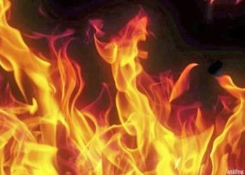 पसलमा आगलागी हुँदा ६० लाखको क्षति
