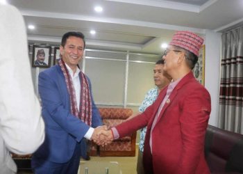 राप्रपा अध्यक्ष लिङ्देन र स्वतन्त्र ऊर्जा उत्पादक टोलीको भेट