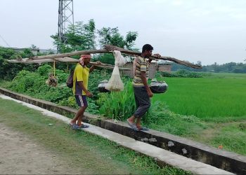 माछा मारेर फर्किँदा …