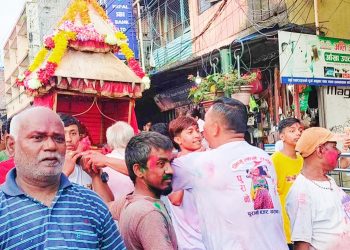 धरान बजार परिक्रमा गरी रथयात्रा सम्पन्न