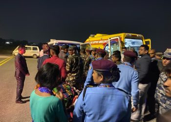 आगलागीमा घाइते भएकाहरुलाई उपचारका लागि काठमाडौं पठाइयाे