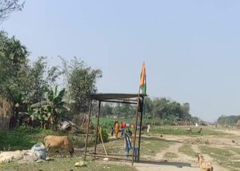 सुनसरीको दशगजा क्षेत्र मिचेर भारतीयको खेती, एसएसबीको पोष्ट