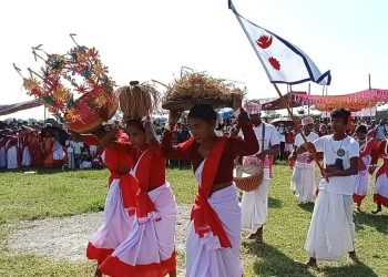 करम पुजामा उराँव जीवन दर्शन प्रदर्शन