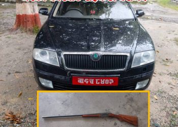 धरानबाट कालाबञ्जारतर्फ जाँदै गरेको कारबाट राइफल बरामद