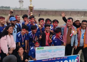 इनरुवा अन्तर विद्यालय फुटबल प्रातियाेगिता सम्पन्न