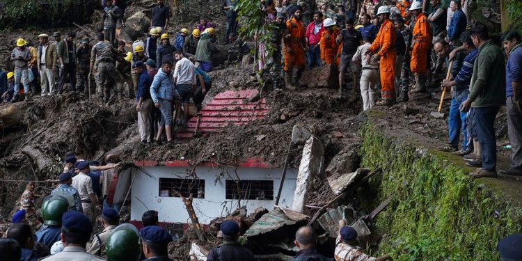 हिमाञ्चल प्रदेशमा विपद्जन्य घटनामा परी ५५ जनाको मृत्यु, सयौँ बेपत्ता
