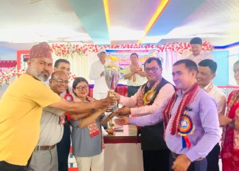 इनरुवामा शिक्षकहरूको हस्तलेखन प्रतियोगिता